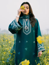 IZEL - 3PC LAWN EMBROIDERED SHIRT WITH MANAAR PRINTED DUPATTA AND TROUSER - HZG2168